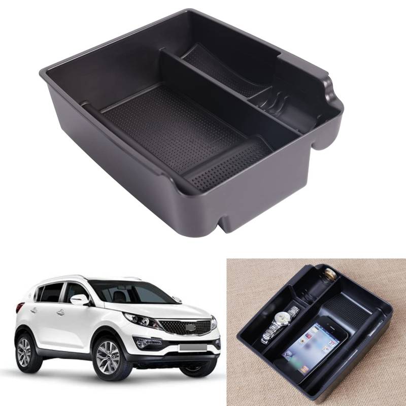 Sekundär Aufbewahrungsbox Organizer Armlehne Mittelkonsole Für Sportage 2011-2015 von itdegno