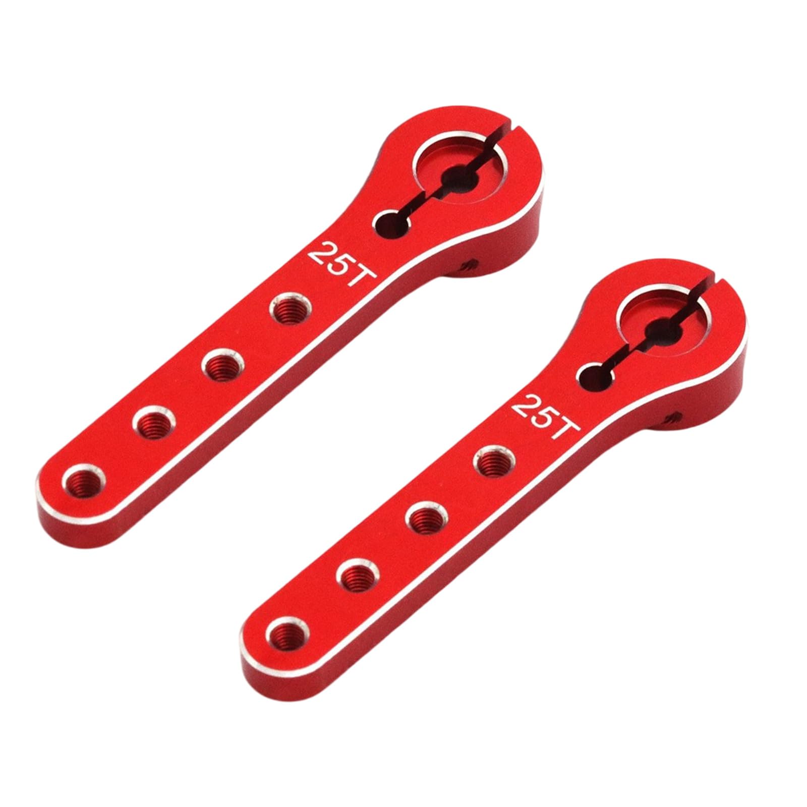 jebyltd Packung Von 2 Metallservohörnern Präzisionsbearbeitete 25 M Metall Servo Arm Fernbedienung Hubschrauberteile Für Crawler von jebyltd