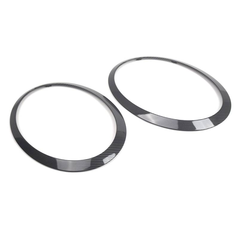 1 Paar links rechts Scheinwerferblenden für F55 F56 F57 51712355791 51712355798 schwarze Scheinwerfer-Verkleidungsringe von jiingekk