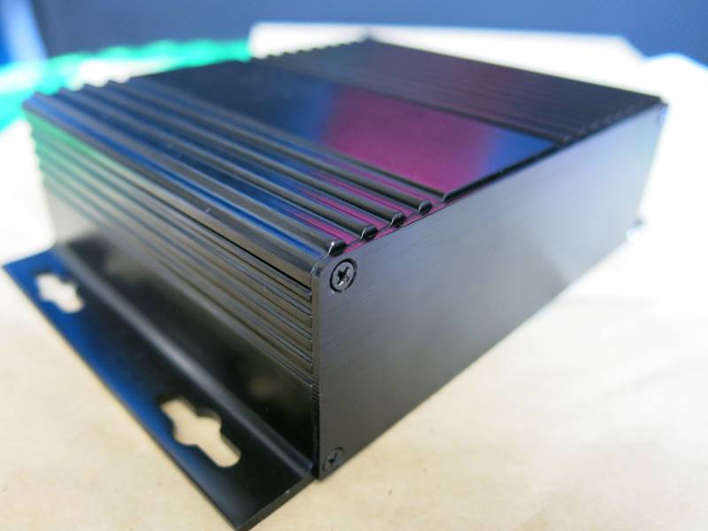 100x147x41mm Aluminiumgehäuse Aluminium Gehäuse Leergehäuse Alubox Metallgehäuse schwarz enclosure Projekt Box Elektronik Netzteil PCB Schaltschrank Aluminiumkasten Instrumenten Kühlbox von jingtongda