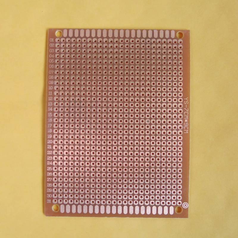 10Stk 9x7cm 90x70mm einseitig single Side Bakelite Lochraster Punktraster raster Prototype Paper PCB Platine Leiterplatte Experiment Matrix Circuit Board von jingtongda