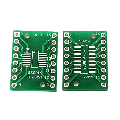 20Stk 21x15.6mm SOP16 SSOP16 TSSOP16 SMD DIP Pinabstand 0.65/1.27mm Adapter Platine Adapterplatte Adapterplatine Lochraster Punktraster Fibreglass FR4 PCB Platine Leiterplatte Circuit Board 20Stk 21x15.6mm SOP16 SSOP16 TSSOP16 SMD DIP Pinabstand 0.65/1.27mm Adapter Platine Adapterplatte Adapterplatine Lochraster Punktraster Fibreglass FR4 PCB Platine Leiterplatte Circuit Board von jingtongda