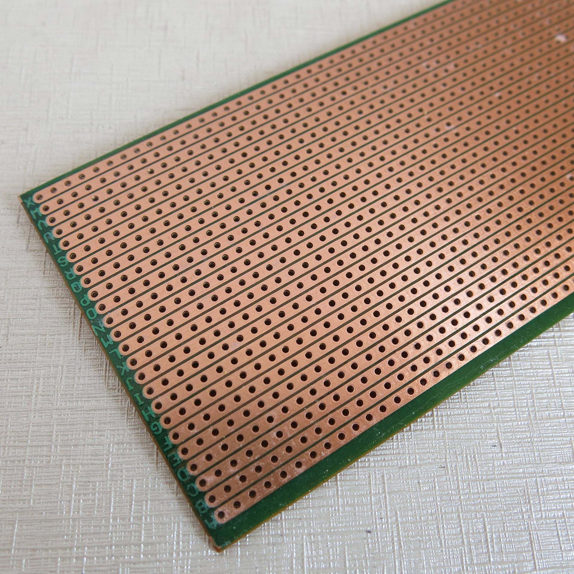 5 stk 6.5X14.5cm Streifenraster Veroboard Stripboard Prototype Paper PCB Platine Leiterplatte Universal Experiment Matrix Circuit Board Bakelite 5 stk 6.5X14.5cm Streifenraster Veroboard Stripboard Prototype Paper PCB Platine Leiterplatte Universal Experiment Matrix Circuit Board Bakelite von jingtongda