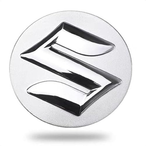 Radmitteildeckel 54mm Durchmesser Für Suzuki Swift 2013 2014 2015 2016 2017 2018 - Wasserabweisende Radkappen aus ABS mit Dekoraufklebern - Für Standardalufelgen.,Silver Radmitteildeckel 54mm Durchmesser Für Suzuki Swift 2013 2014 2015 2016 2017 2018 - Wasserabweisende Radkappen aus ABS mit Dekoraufklebern - Für Standardalufelgen.,Silver von jinhuo