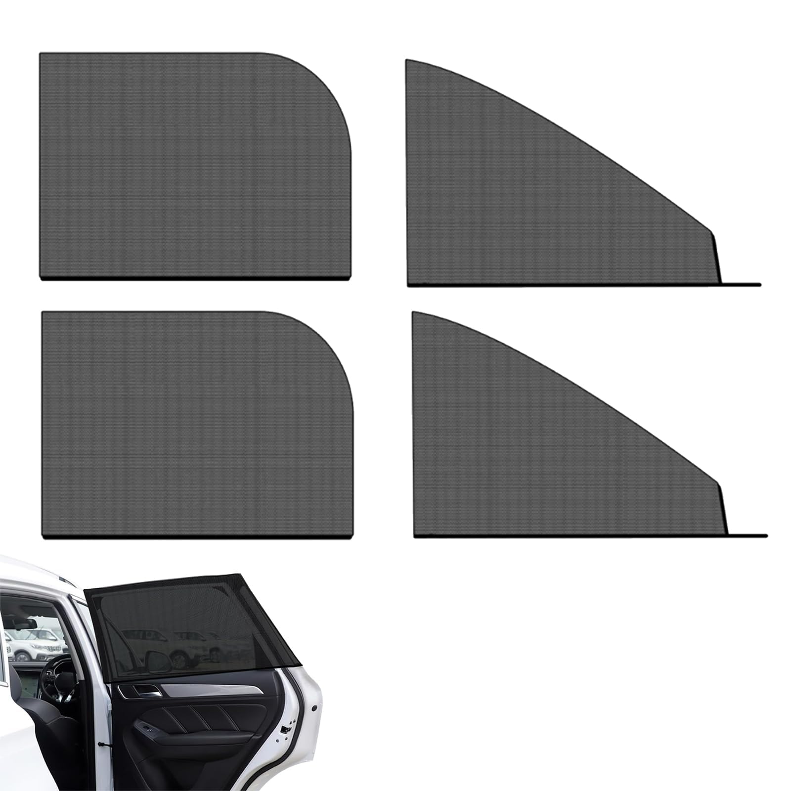 4 Stück Auto-Sonnenblenden für Fenster für Mercedes Benz X118 CLA 180 200 220 250 CLA35 CLA45 AMG Shooting Brake 2019 2020 2021+, Sonnenschutz Sonnenschutz für Vordere und Hintere Seitenfenster 4 Stück Auto-Sonnenblenden für Fenster für Mercedes Benz X118 CLA 180 200 220 250 CLA35 CLA45 AMG Shooting Brake 2019 2020 2021+, Sonnenschutz Sonnenschutz für Vordere und Hintere Seitenfenster von jiuqiwang