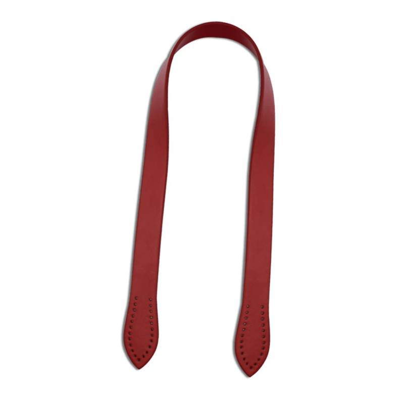 jojofuny 2Stücke PU Leder Patchwork Tragetaschen Gürtel Handtaschen Ersatzgurt Weicher Und Bequemer Taschengriff Für Simuliertes Leder Für DIY Handtaschen Rot von jojofuny