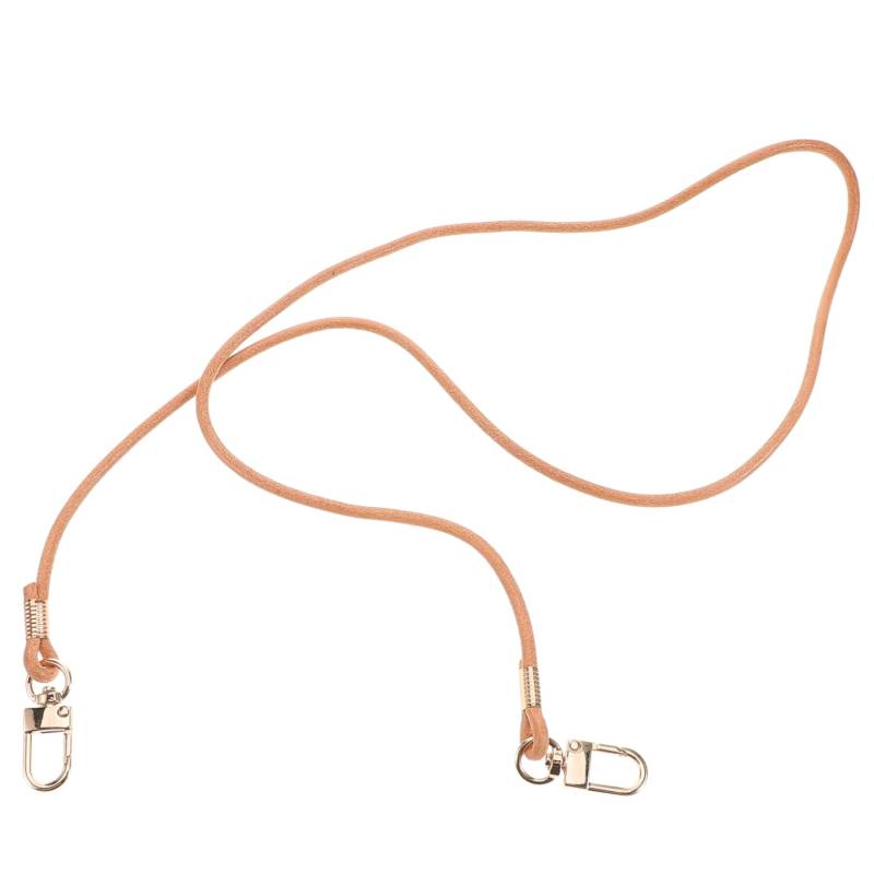 jojofuny Taschengurt Aus Rindslederseil Verstellbar Ersatz Für Handtaschen Umhängetaschengurt Damen Geldbörsengurt Hellbraun Geflochten Schultergurte Für Taschen Taschen DIY von jojofuny