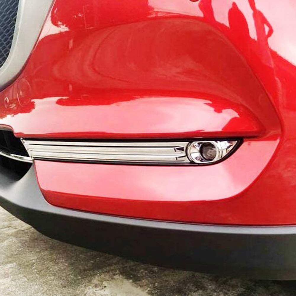 Nebelscheinwerfer-Abdeckung für Mazda CX-5 CX5 2017 2018, ABS-Kunststoff, Chrom, 2 Stück von kadore