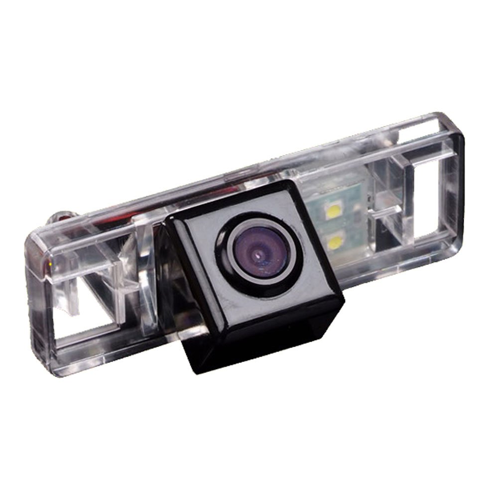 Rückfahrkamera fahrzeugspezifische Kamera unauffällig integriert Kennzeichenbeleuchtung Nummernschildbeleuchtung für Sunny Qashqai X-Trail Geniss Pathfinder Dualis Navara Juke C4 C5 C-Triomphe von kalakass