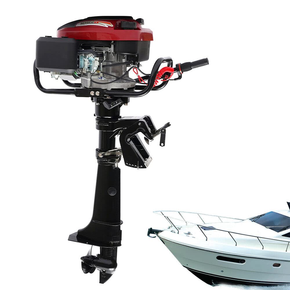 Aussenbordmotor, 4 Takt 7 PS Profi Außenbord Motor Aussenborder Bootsmotor Trolling Motor Hochleistungsmotor Schlauchboot Luftkühlung 196CC Aussenbordmotor, 4 Takt 7 PS Profi Außenbord Motor Aussenborder Bootsmotor Trolling Motor Hochleistungsmotor Schlauchboot Luftkühlung 196CC von kangten