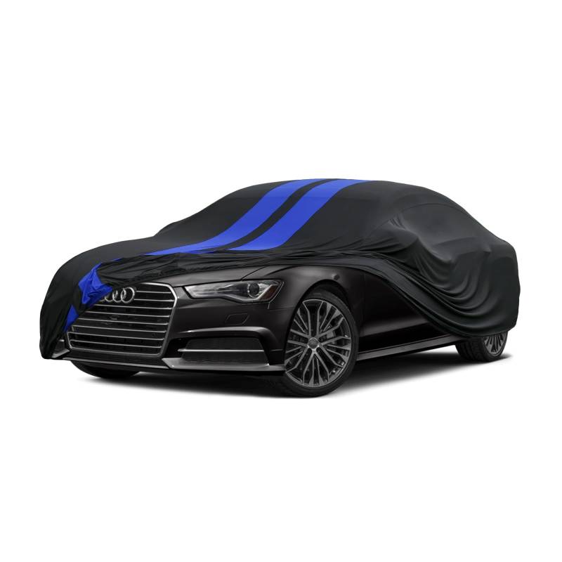 Kayme Autoabdeckung für Innenbereich Atmungsaktiv,Passend für Audi A6（2018-2024）,Vollgarage Autoplane für Sonne Staub Schutz, Auto Abdeckplane Faltgarage Abdeckung(3-7 Tage liefern) von kayme