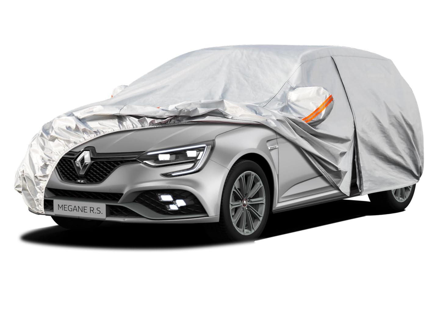 Kayme Autoplane Wasserdicht Atmungsaktiv für Renault Megane Schrägheck (1999-2024), 6 Schichten Vollgarage Autoabdeckung für Regen Sonne Staub Schutz, Autoabdeckung mit Reflektierenden Streifen. Kayme Autoplane Wasserdicht Atmungsaktiv für Renault Megane Schrägheck (1999-2024), 6 Schichten Vollgarage Autoabdeckung für Regen Sonne Staub Schutz, Autoabdeckung mit Reflektierenden Streifen. von kayme