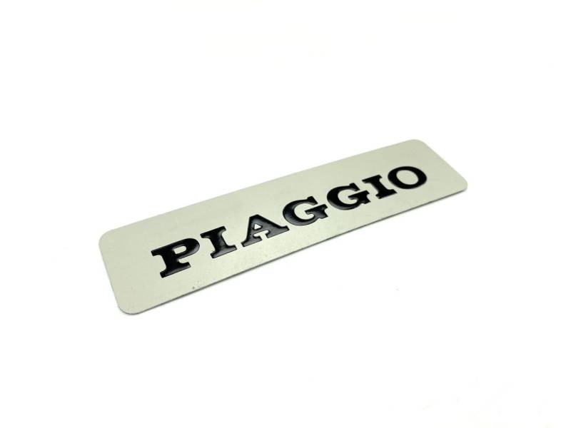 Aufkleber Piaggio Emblem in grau schwarz von kein Hersteller
