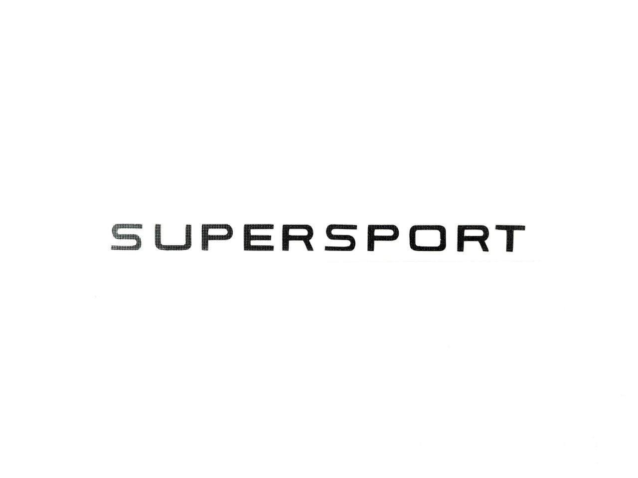 Aufkleber SUPERSPORT schwarz passend für Zündapp 517-20.114 C50 KS50 GTS50 Aufkleber SUPERSPORT schwarz passend für Zündapp 517-20.114 C50 KS50 GTS50 von kein Hersteller