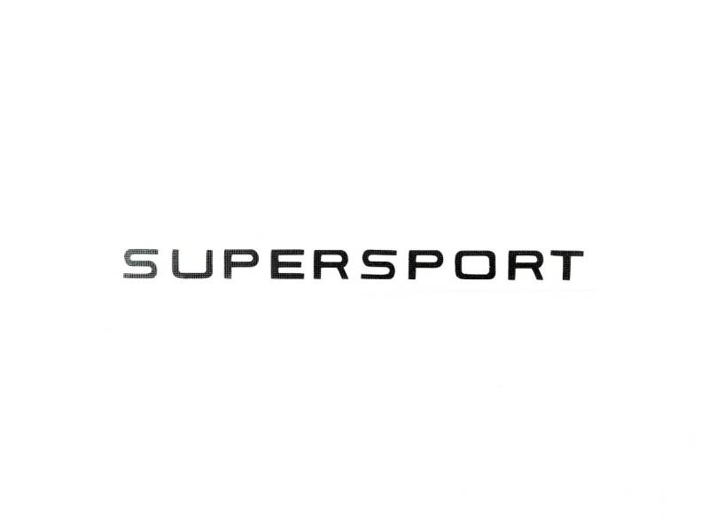 Aufkleber SUPERSPORT schwarz passend für Zündapp 517-20.114 C50 KS50 GTS50 von kein Hersteller