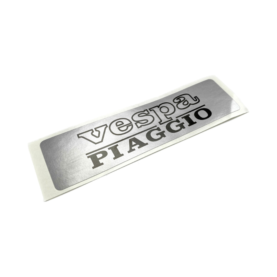 Aufkleber Vespa Piaggio Emblem in grau schwarz von kein Hersteller