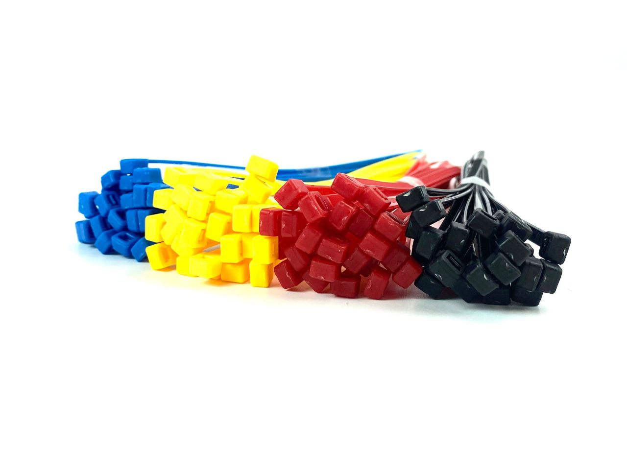 Kabelbinder bunt 100 Stück / Länge 150mm versch. Farben sortiert von kein Hersteller