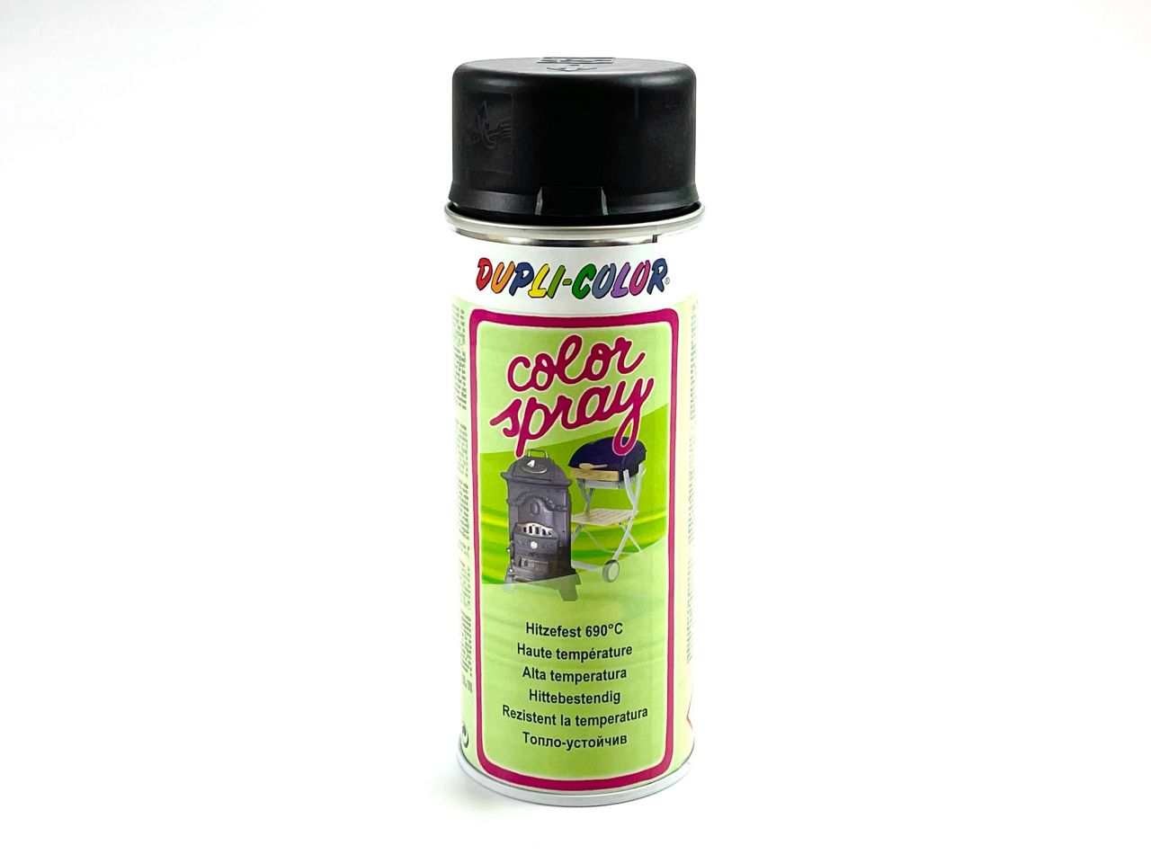 Spraylack 400ml Farbton "schwarz" Hitzefest 690°C Dupli Color von kein Hersteller