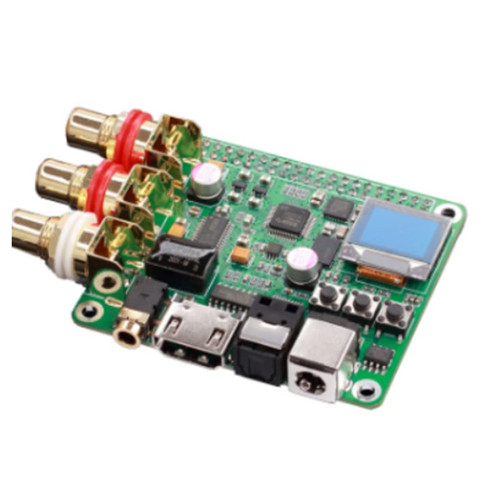 kekaa 1 Stück Unterstützt Koaxialfaser-I2S-OUT-Audio-Decoder-Board für 3B 3B+ 4B von kekaa