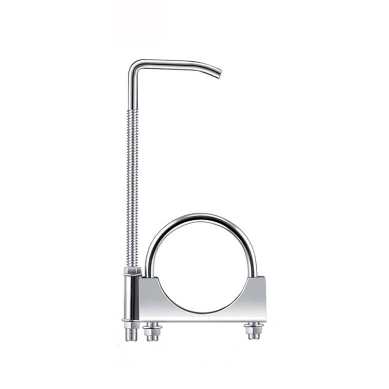 kesurpae 2,5 zoll/3 Zoll Auspuff Clamp Mit Aufhänger Clamp Mit Aufhänger Auspuff Clamp Universal Auspuff Kleiderbügel Für Auto Lkw Rohr, 3 Zoll von kesurpae
