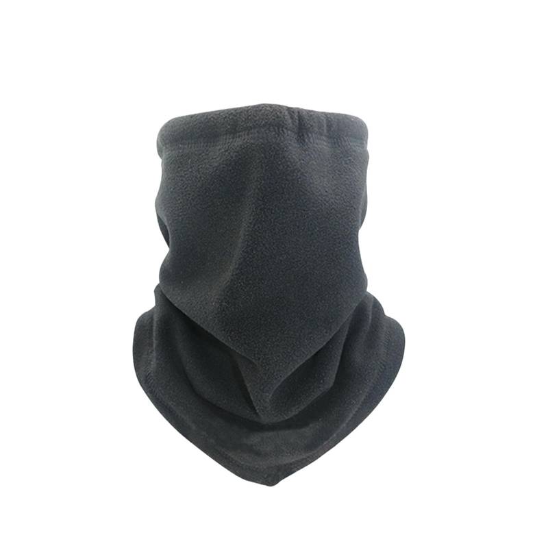 keynoyin Doppelseitiger Fleece-Schal mit Kordelzug, für Radfahren, Outdoor-Sport, Fleece, winddicht, Weiß von keynoyin