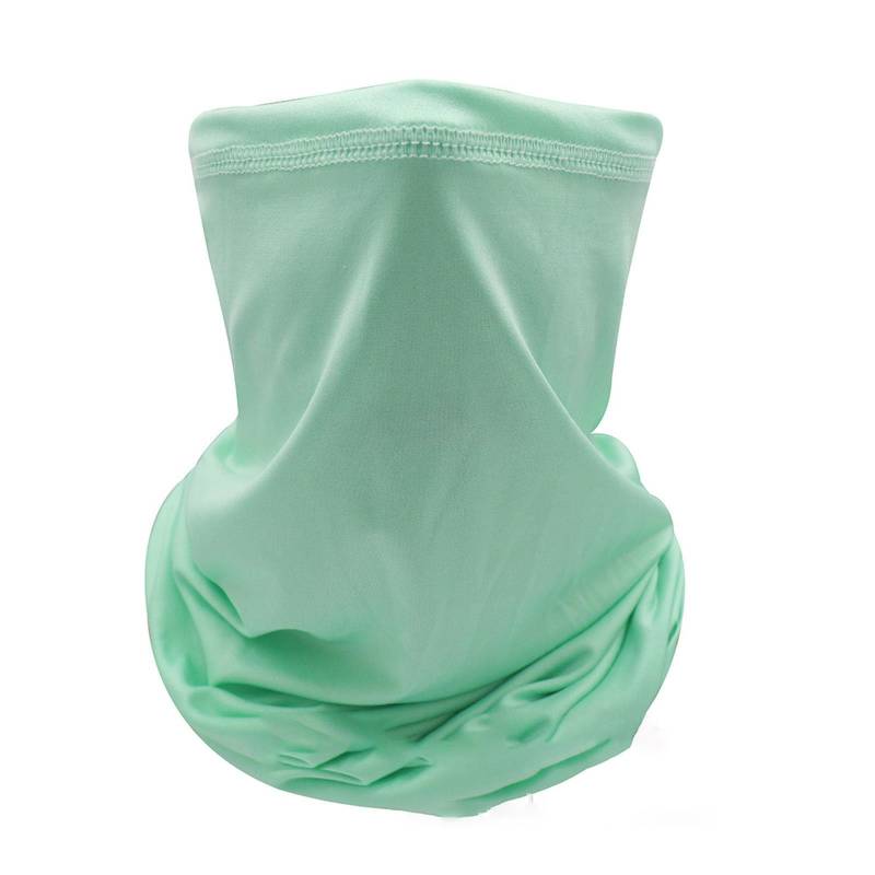keynoyin Mesh Baiku Silk Kopftuch Multifunktionstuch Outdoor Sonnenschutz Radfahren - Hellgrüne Milchseide von keynoyin