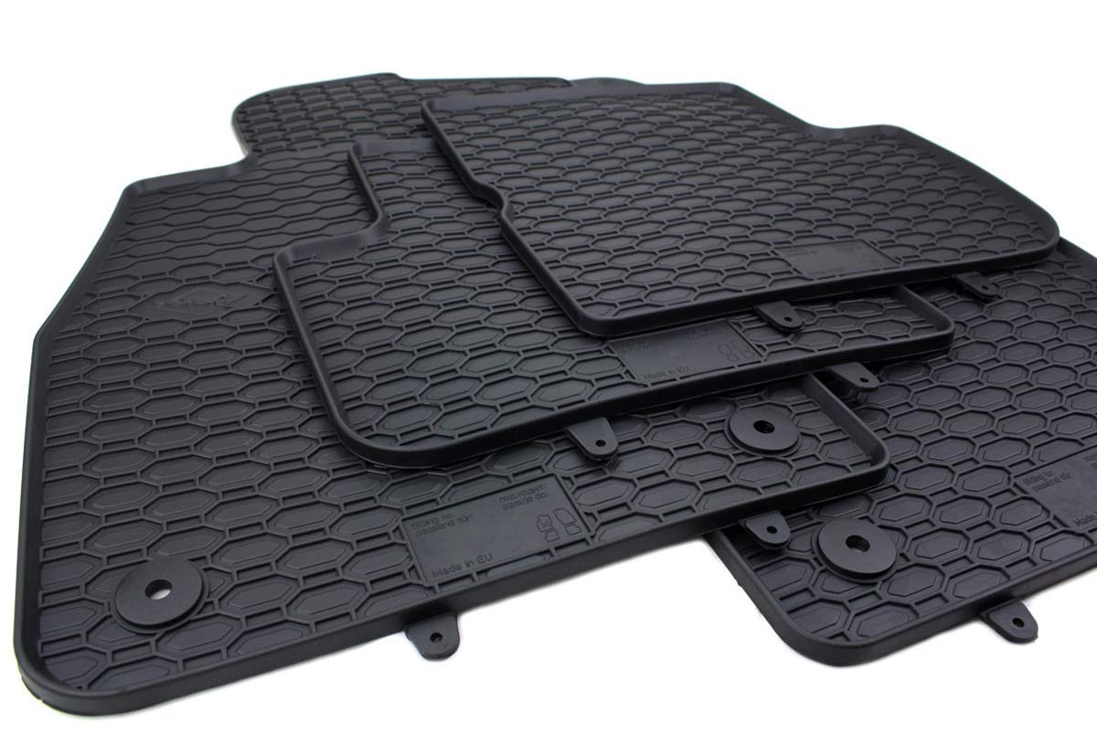 kfz-premiumteile24 Premium Gummimatten kompatibel mit Corsa D + Corsa E Baujahr 2006-2019 Fußmatten Allwetter 100% Passgenau Schwarz mit Befestigungen kfz-premiumteile24 Premium Gummimatten kompatibel mit Corsa D + Corsa E Baujahr 2006-2019 Fußmatten Allwetter 100% Passgenau Schwarz mit Befestigungen von kfz-premiumteile24