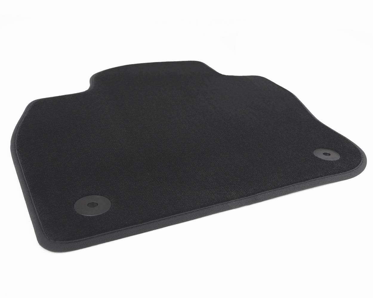 Fahrermatte passend für T-Cross Fußmatte Fahrerseite Velours schwarz von kh Teile