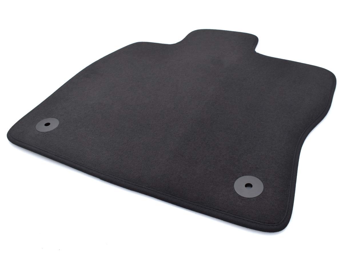 Fußmatte passend für Golf 7 8 (alle) Velours Automatte Fahrermatte einzeln Fahrerseite schwarz von kh Teile