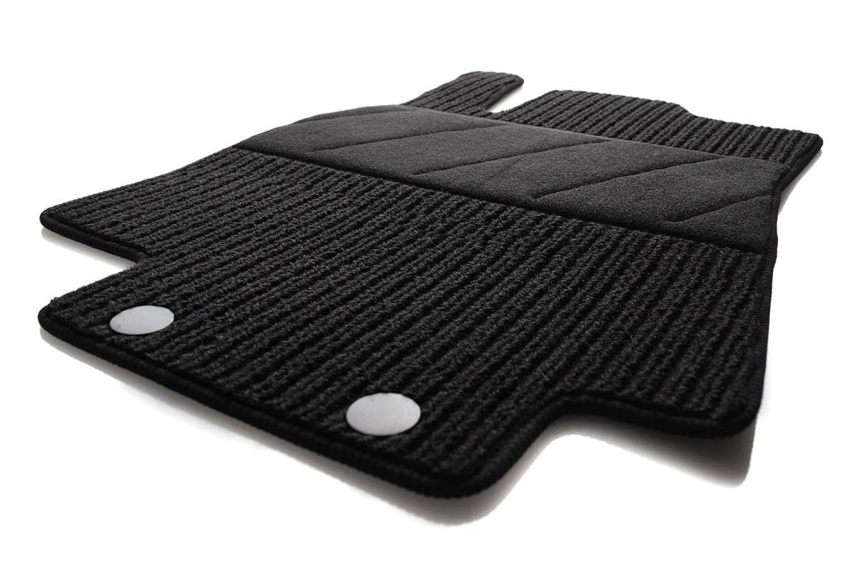Fußmatte für Mercedes A-Klasse W169 Fahrermatte Autoteppich in Original Qualität mit Trittschutz Schwarz von kh Teile