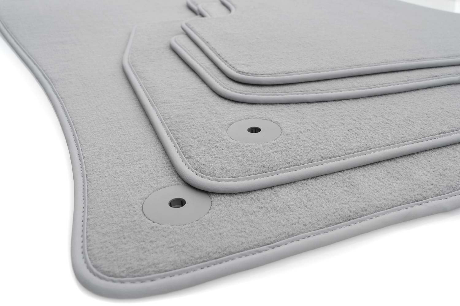 kh Teile Fußmatten passend für Passat B6 B7 Velours Automatten Stoffmatten 4-teilig grau von kh Teile