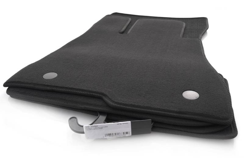 Fußmatten für Mercedes CL C216 Velours Automatten Original Qualität Autoteppich 4-teilig schwarz von kh Teile