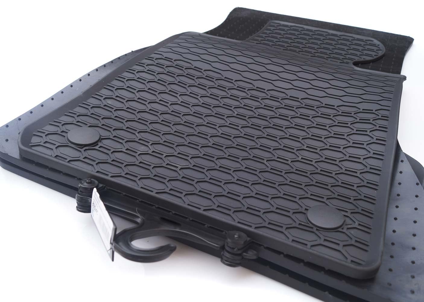 Gummimatten für BMW 5er G30 G31 M5 Gummi Fußmtten Matten Geruchsneutral Original Qualität 4-teilig Schwarz Hexagon Design Gummimatten für BMW 5er G30 G31 M5 Gummi Fußmtten Matten Geruchsneutral Original Qualität 4-teilig Schwarz Hexagon Design von kh Teile