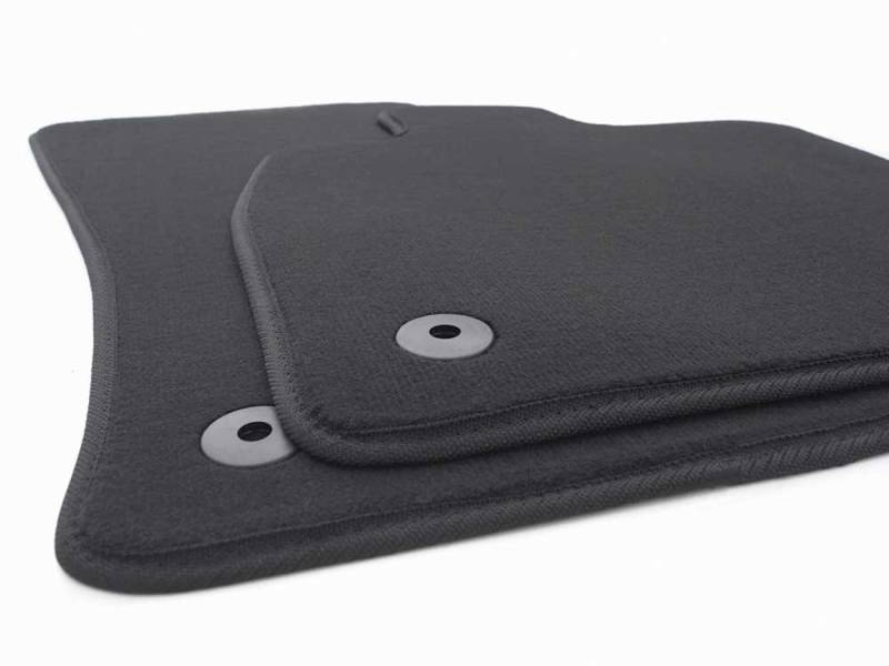 kh Teile Fußmatten passend für Touran II 5T Velours Automatten Zubehör Qualität 2-teilig vorn schwarz von kh Teile