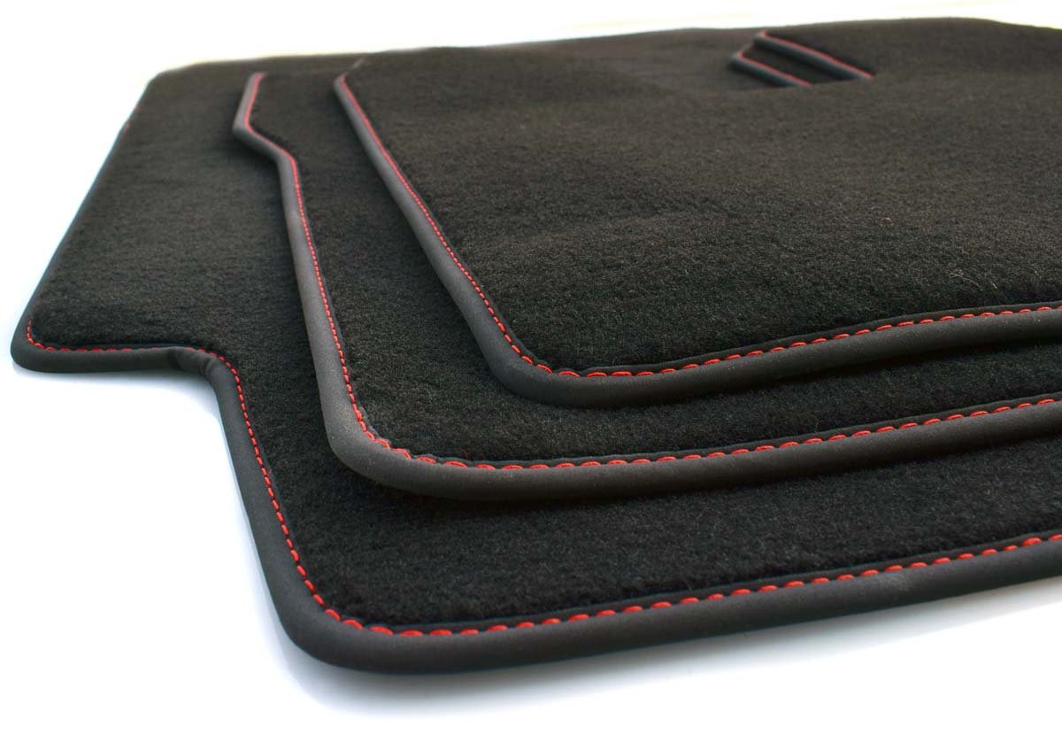 kh Teile LKW Fußmatte TGX ab 2017 (Ziernaht Rot) Original Qualität Teppich Fahrerhaus von kh Teile