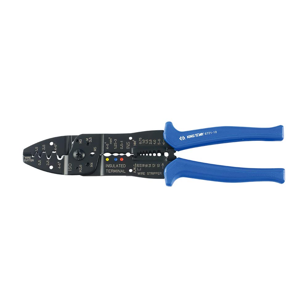 king tony 672110 Crimpzange Standard für Kabelschuhe Pre Isolierte, 250 mm king tony 672110 Crimpzange Standard für Kabelschuhe Pre Isolierte, 250 mm von king tony