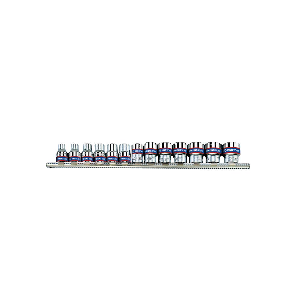 king tony Juego Vasos 3/8" Hexagonales - 13Pzas king tony Juego Vasos 3/8" Hexagonales - 13Pzas von king tony