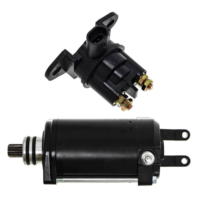 Anlasser Motor Starter Motor Relais Kit Für Can-Am Für Maverick X3 Max R Turbo 278003012 ATV SeaDoo Für Spark 2 Up 3 Up 900 Rotax ACE 420893830 278003012 278003012 Startermotor von kjjukrhfs