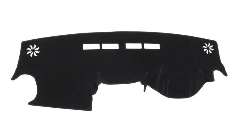 Auto Dash Mat Für Dacia Spring Electric EV 2019 2020 2021 2022 2023 Auto Armaturenbrett Matte Sonnenschirm Schutzteppich Armaturenbrett-Matte Auto Armaturenbrett Abdeckung(RHD Black) von kjjukrhfs
