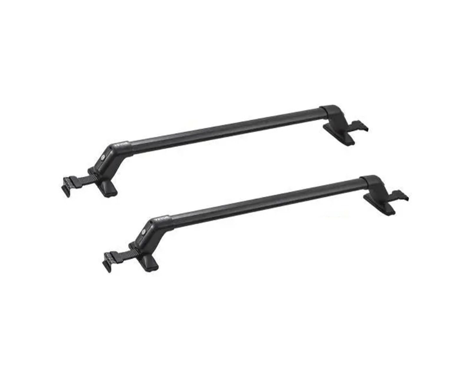 Dachreling Dachträger 155LBS Dachträger Querträger Verstellbare Aliuminum Dachreling Querträger Versenkbare Gepäckträger Dach Querträger Dachträger Gepackträger von kjjukrhfs