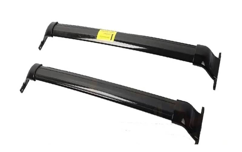 Dachreling Dachträger Für Chevrolet Für EUV 2022-2024 2PCS Querstangen Dachträger Relingträger Abschließbarer Gepäckträger Aluminium Dachträger Gepackträger(Schwarz) von kjjukrhfs
