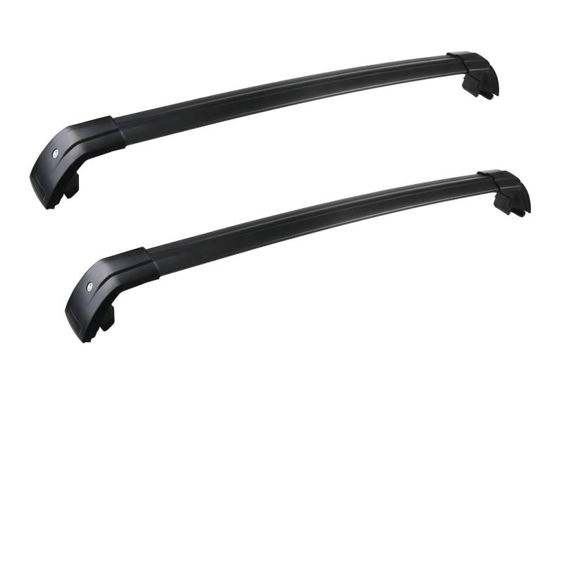 Dachreling Dachträger Für KIA Für Sorento 2015-2018 2-teilige Dachträger Seitenträger Querschienen Dachgepäckträger Gepäckträger Mit Diebstahlsicherung Dachträger Gepackträger von kjjukrhfs