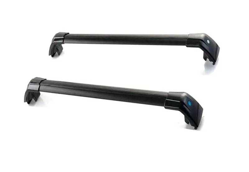 Dachreling Dachträger Für Mazda Für CX-90 Für CX90 2023-2024 2PCS Querstangen Dachträger Schienenträger Abschließbarer Gepäckträger Dachträger Gepackträger(Schwarz) von kjjukrhfs