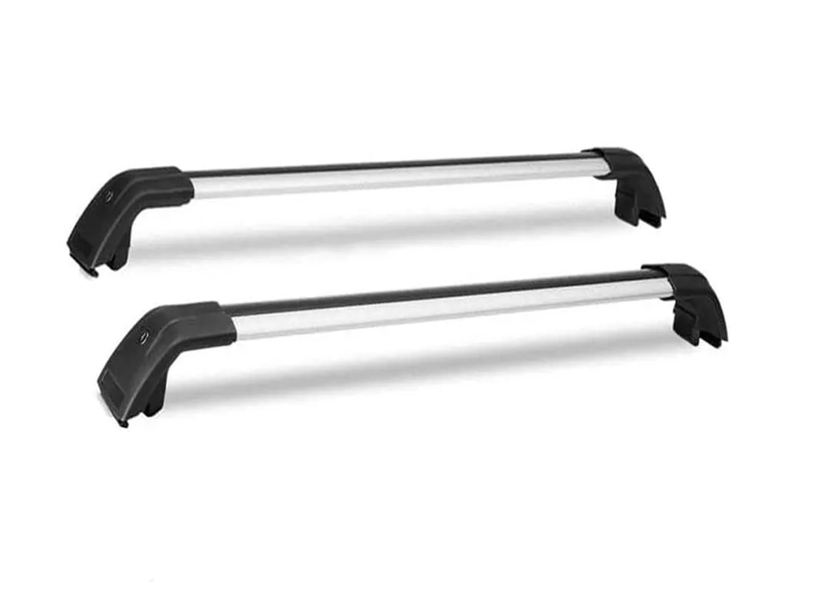 Dachreling Dachträger Für Mazda Für CX-90 Für CX90 2023-2024 2PCS Querstangen Dachträger Schienenträger Abschließbarer Gepäckträger Dachträger Gepackträger(Silver and Black) von kjjukrhfs