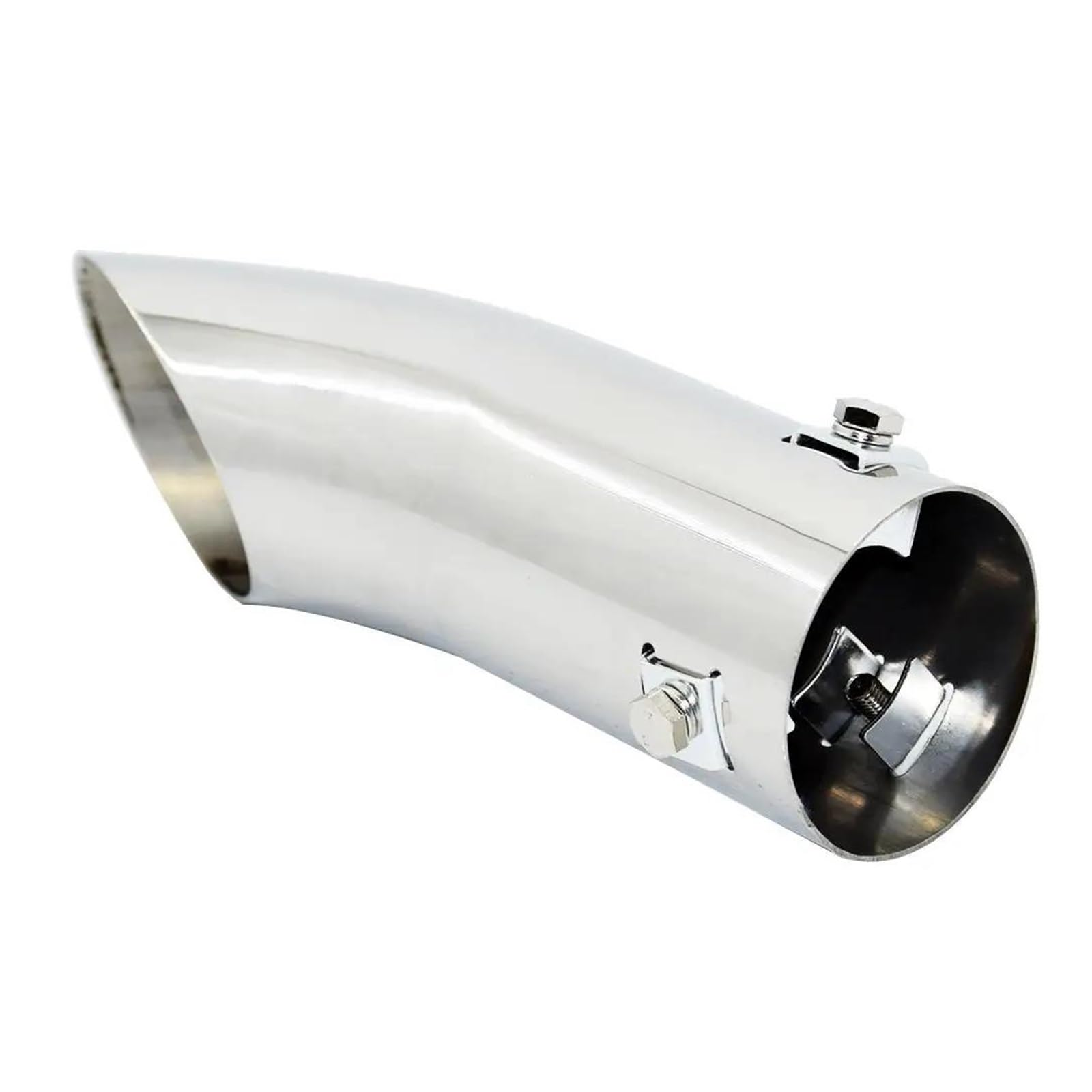 Endrohr 59mm Chrom Auto SUV Heckauspuffrohr Endschalldämpfer Spitze Edelstahl 185mm Auspuff Endrohr Endrohr 59mm Chrom Auto SUV Heckauspuffrohr Endschalldämpfer Spitze Edelstahl 185mm Auspuff Endrohr von kjjukrhfs