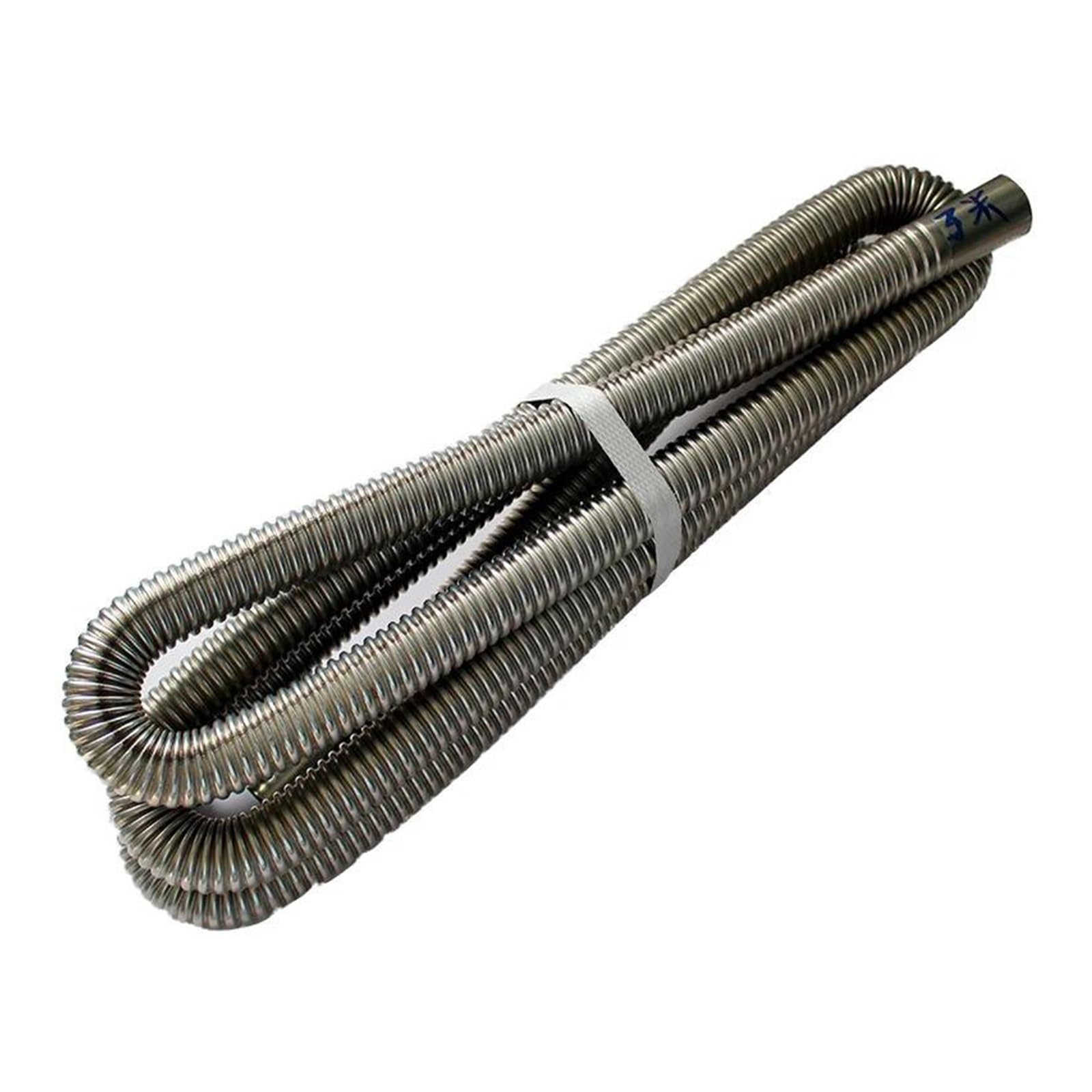 Endrohr 60 cm 100 cm 120 cm 150 cm 200 cm 250 cm 300 cm Luft Diesel Standheizung Edelstahl Auspuffrohr Rohr Gasentlüftungsschlauch Auto LKW Van Auspuff Endrohr(200cm) von kjjukrhfs
