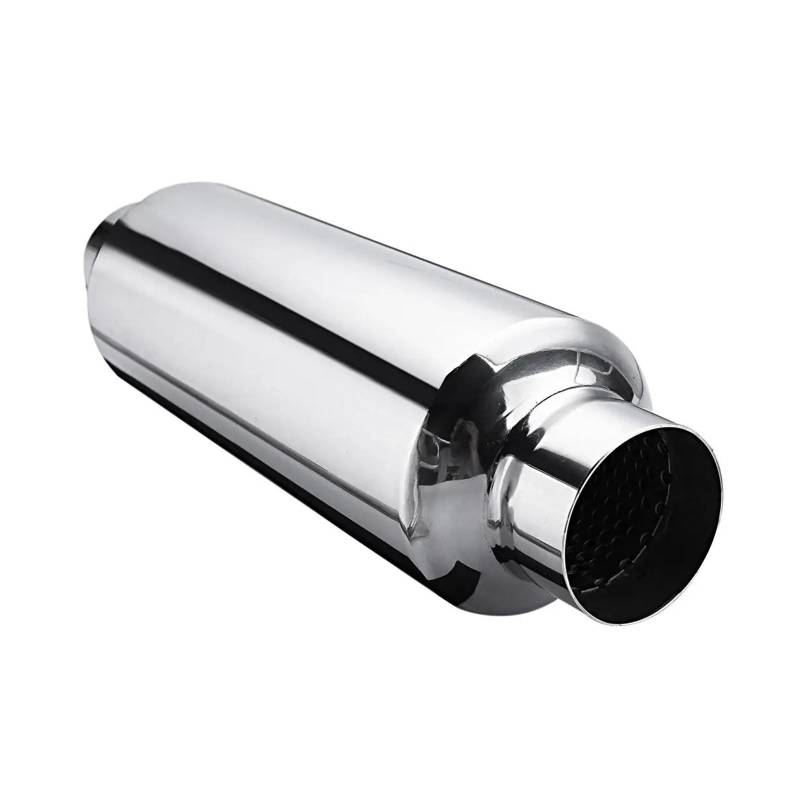 Endrohr 63 Mm 2,5 Zoll Auto-Auspuff-Schalldämpfer-Resonator-Schalldämpfer Edelstahl-Schalldämpferspitze Auspuff-Endrohr-Schalldämpfer Universal Auspuff Endrohr von kjjukrhfs