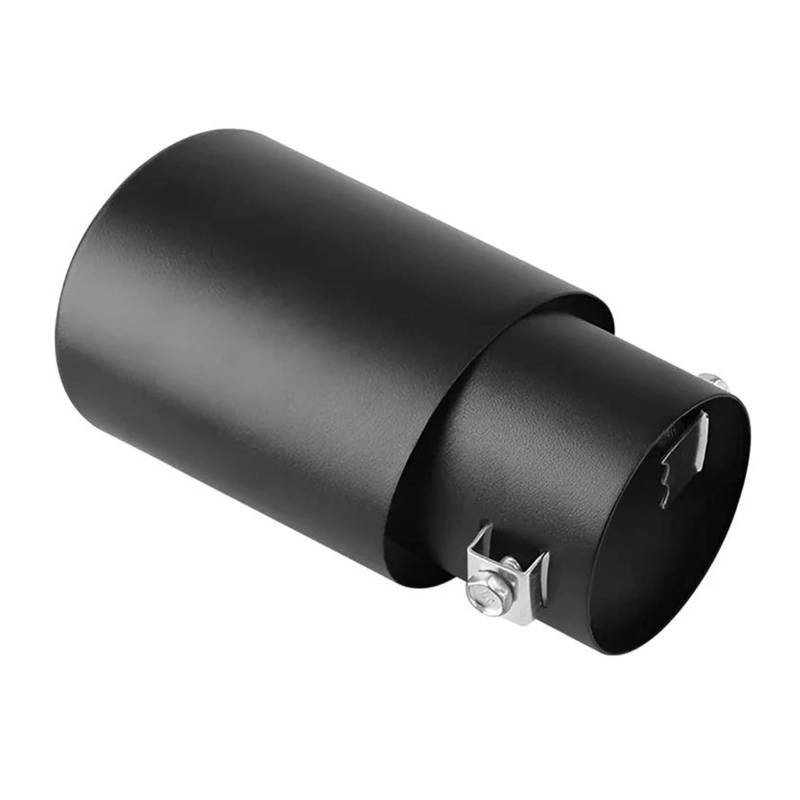 Endrohr Edelstahl-Auto-Auspuffspitze 2,1 Zoll Bis 1,5 Zoll Universal-Auto-Auspuffrohr-Modifikation Heckhals-Endrohr (schwarz) Auspuff Endrohr von kjjukrhfs