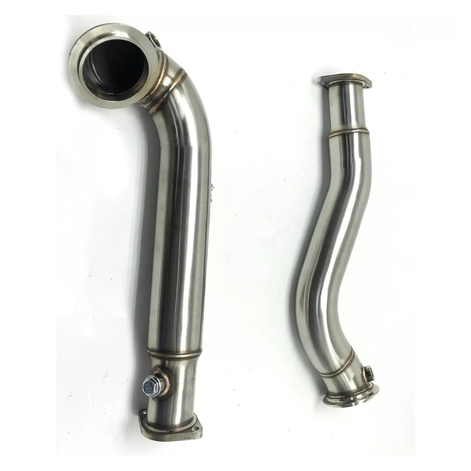 Endrohr Für 08–10 535i E60 N54 Twin Turbo 3.0L E60 RWD & AWD (Nicht Passend Für 535i Xdrive-Fahrzeuge). 7,6 cm Edelstahl-Fallrohre Ohne Katalysator Auspuff Endrohr von kjjukrhfs