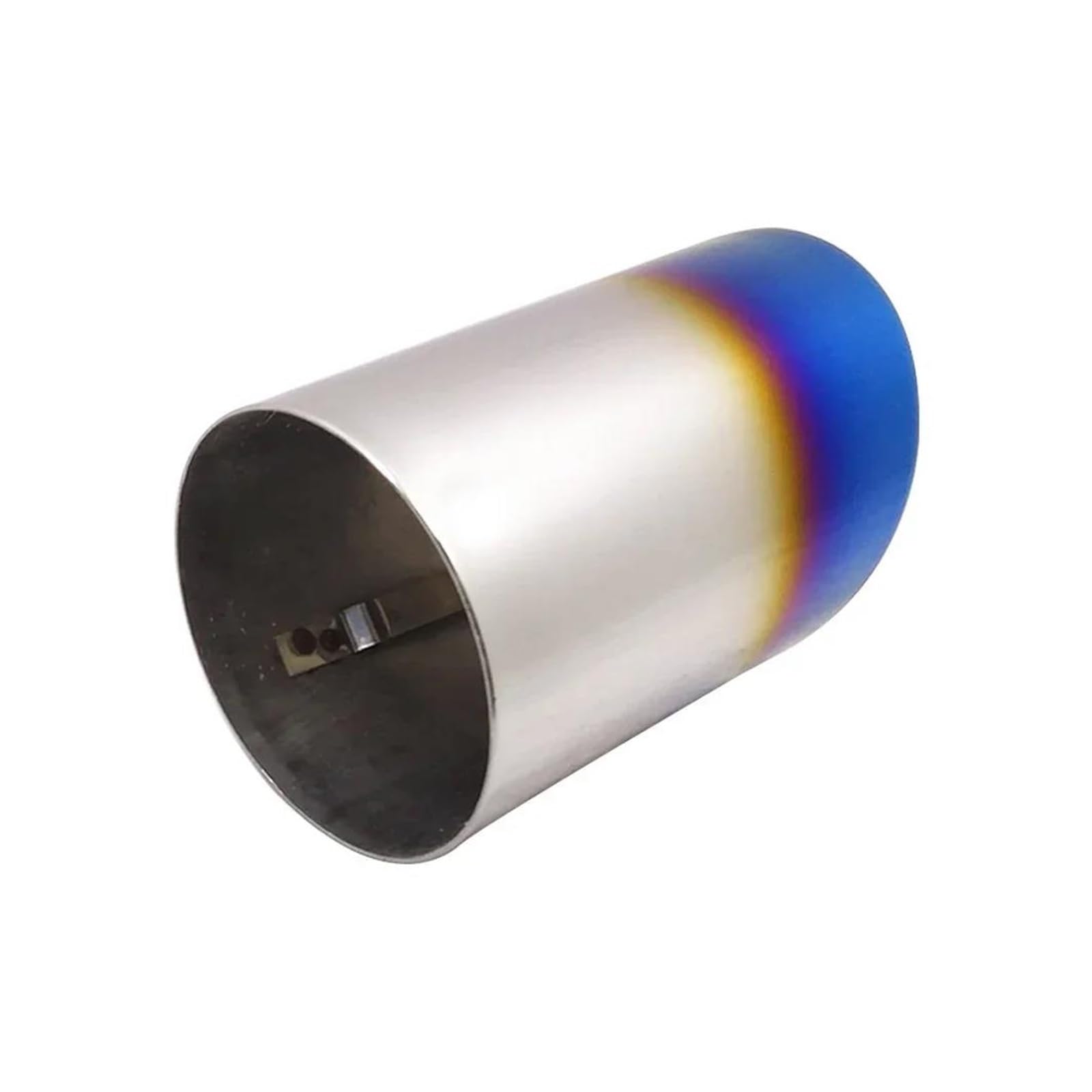 Endrohr Für Cadillac Für CT6 Auto Auto Runde Auspuff Spitze Edelstahl Rohr Chrome Trim Modifizierte Auto Hinten Schwanz Throat Exhause Liner Auspuff Endrohr(Blau) von kjjukrhfs